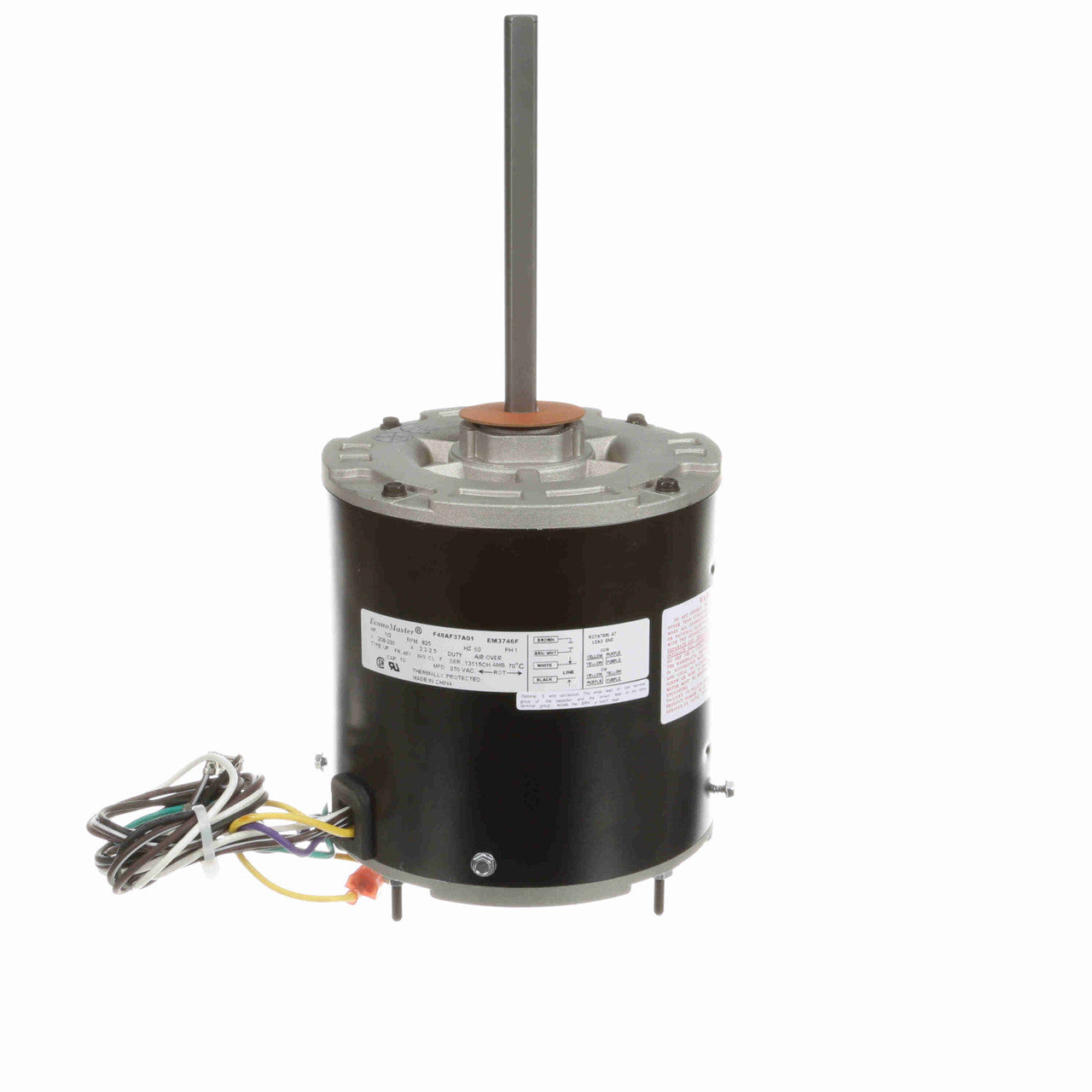Century EM3746F | Condenser Fan Motor | 1/2 HP, 208-230 V, 825 RPM