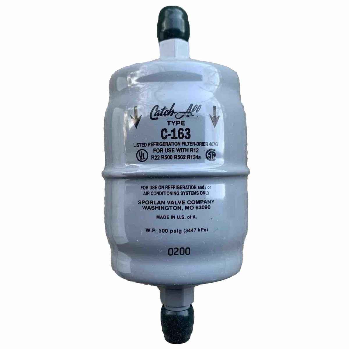 Sporlan C-163 | Catch-All Series Liquid Line Sealed Model Filter-Drier