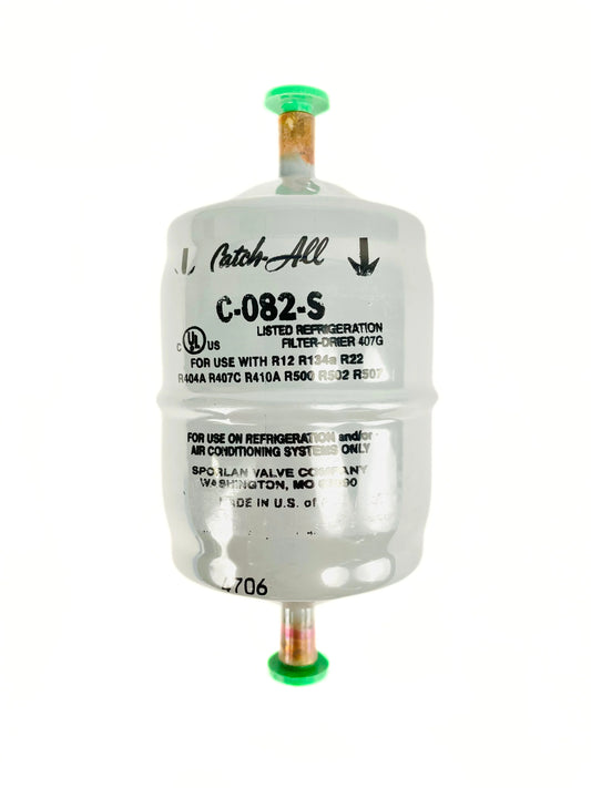 Sporlan C-082-S | Catch-All Filter-Drier, 1/4" ODF Liquid Line