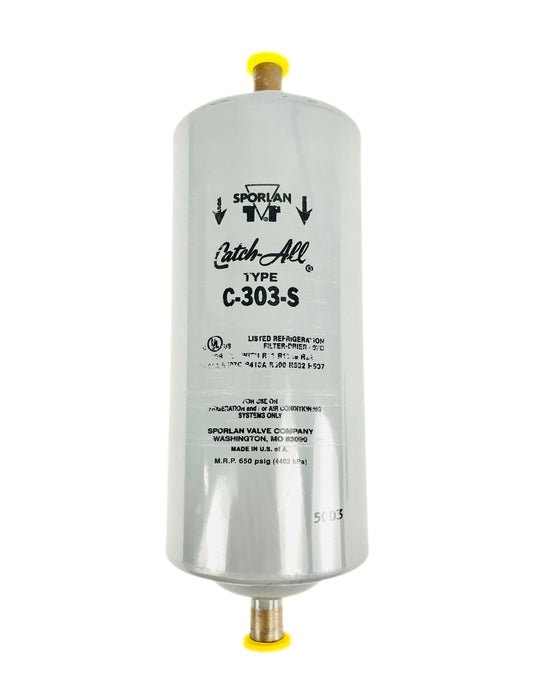 Sporlan C-303-S | Catch-All Filter-Drier, 3/8" ODF Liquid Line
