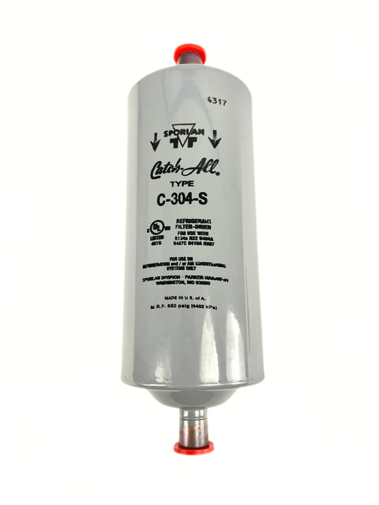 Sporlan C-304 | Catch-All Liquid Line Filter-Drier (30 cu in, 1/2" SAE)